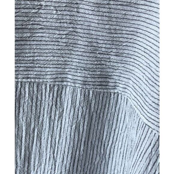 NWT'S $158 Eileen Fisher Classic Collar Tencel & Organic Cotton Crinkle Shirt 2X - Picture 4 of 5